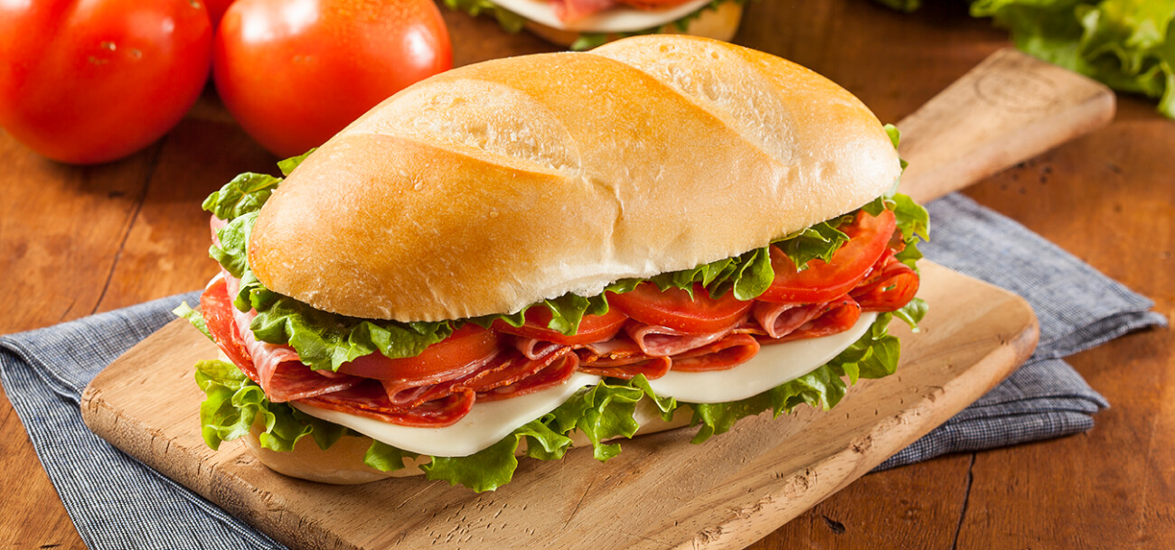 Homemade Italian Sub Sandwich